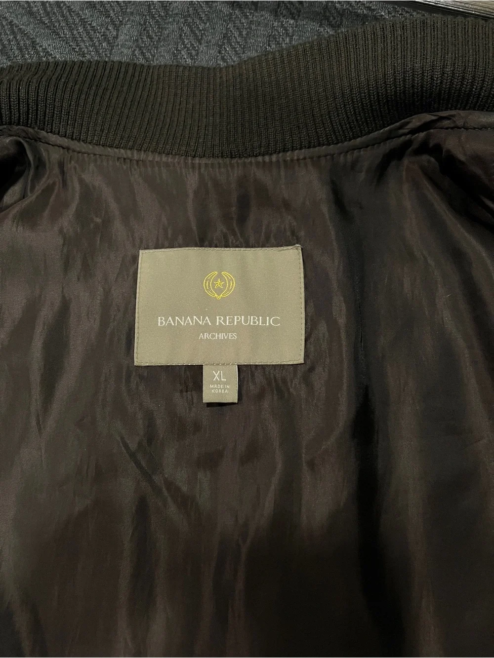 Banana Republic Archives Bomber Leather Jacket